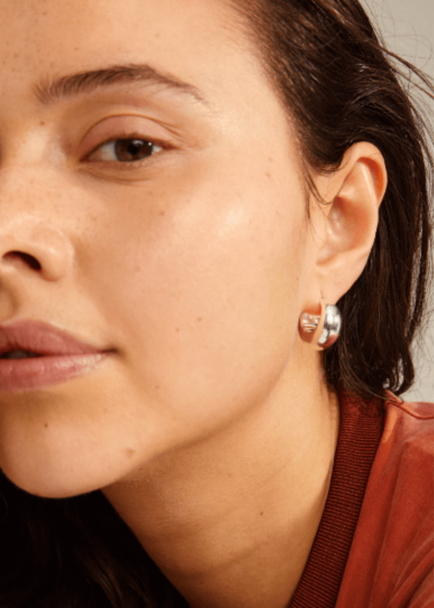 Boucles D&#39;oreilles Anneaux Chunky Ioanna Pilgrim (Or ou Argent) - Ex - voto