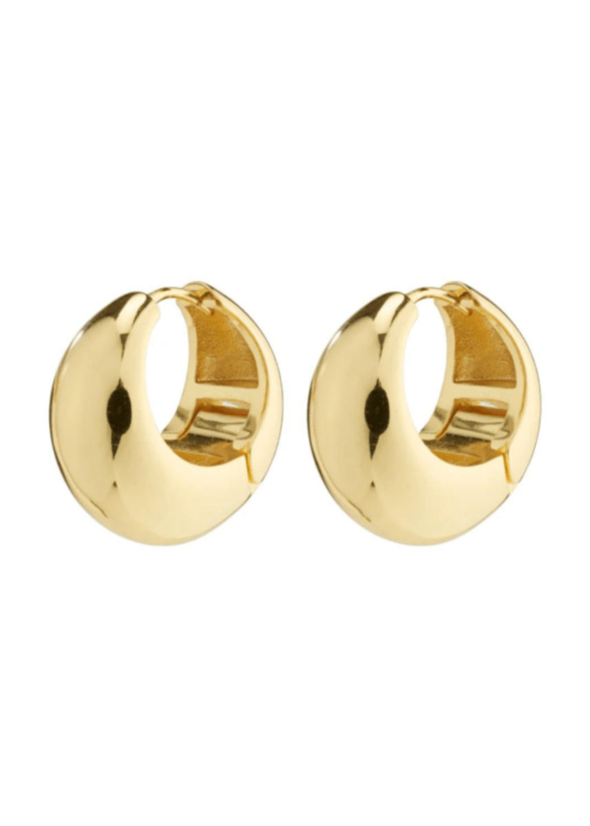 Boucles D'oreilles Anneaux Chunky Ioanna Pilgrim (Or ou Argent) - Ex - voto