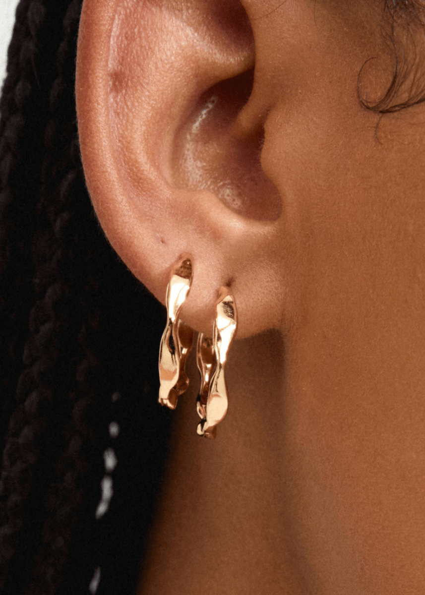 Boucles d&#39;oreilles Dawn Pilgrim (Or ou Argent) - Ex - voto