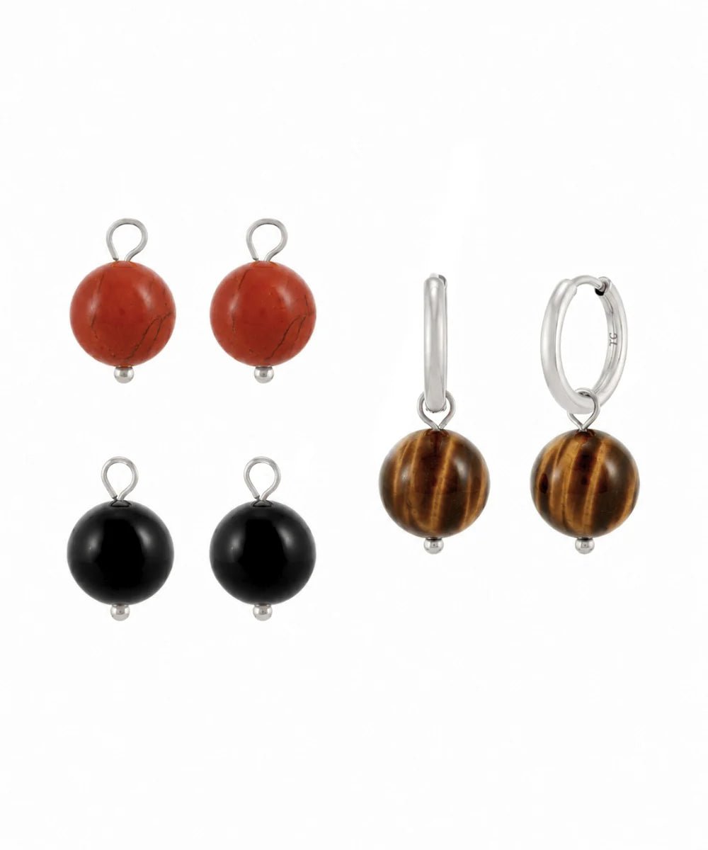 Boucles d'oreilles Éléments Twenty Compass (Or ou Argent) - Ex-voto