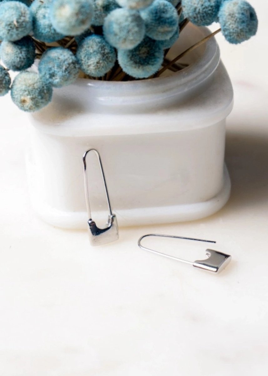 Boucles d'oreilles Épingle de Sureté Sid Peter & June - Ex - voto