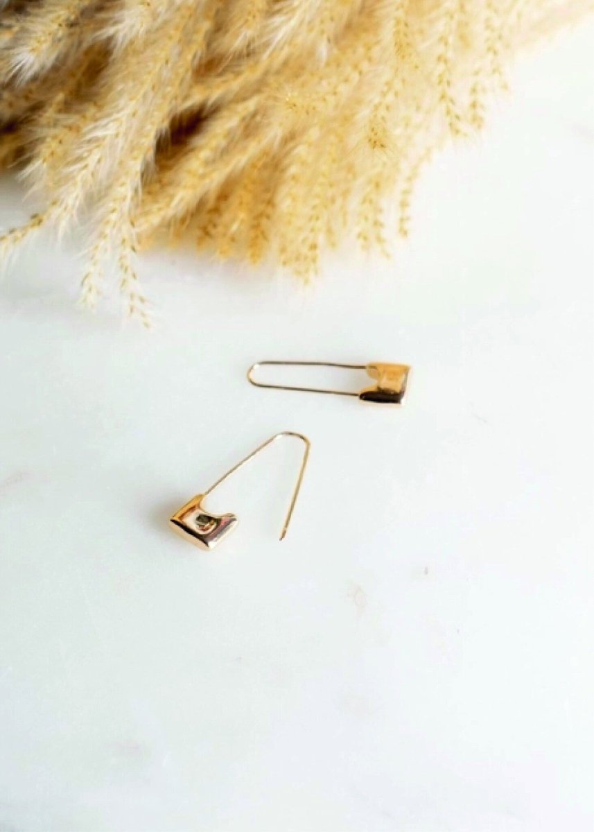 Boucles d'oreilles Épingle de Sureté Sid Peter & June - Ex - voto