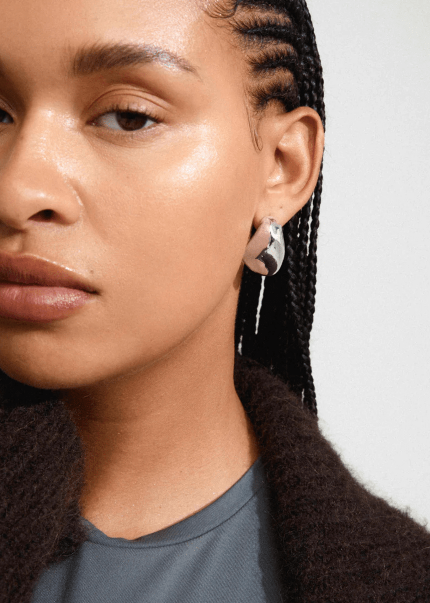 Boucles D&#39;oreilles Grandes Dune Pilgrim (Or ou Argent) - Ex - voto