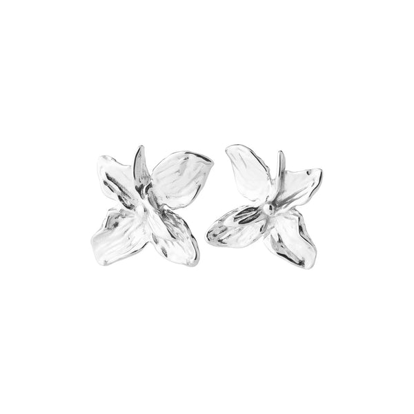 Boucles d'Oreilles Grandes Fleurs Trace Pilgrim - Ex-voto
