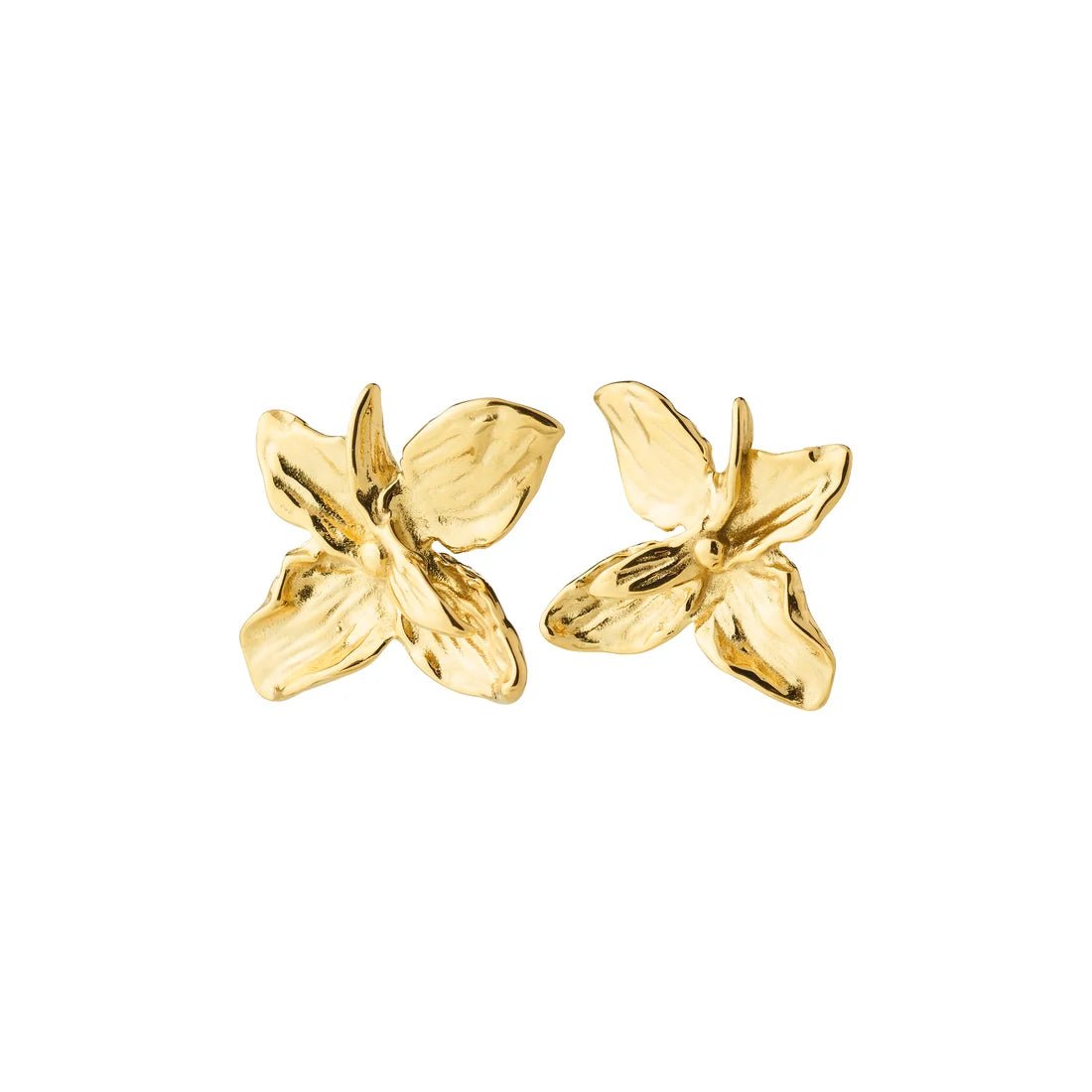 Boucles d'Oreilles Grandes Fleurs Trace Pilgrim - Ex-voto