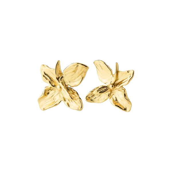 Boucles d'Oreilles Grandes Fleurs Trace Pilgrim - Ex-voto