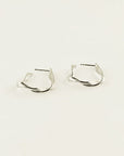 Boucles d'Oreilles Grands Hoops Filé Argent Sarah Bijoux - Ex-voto