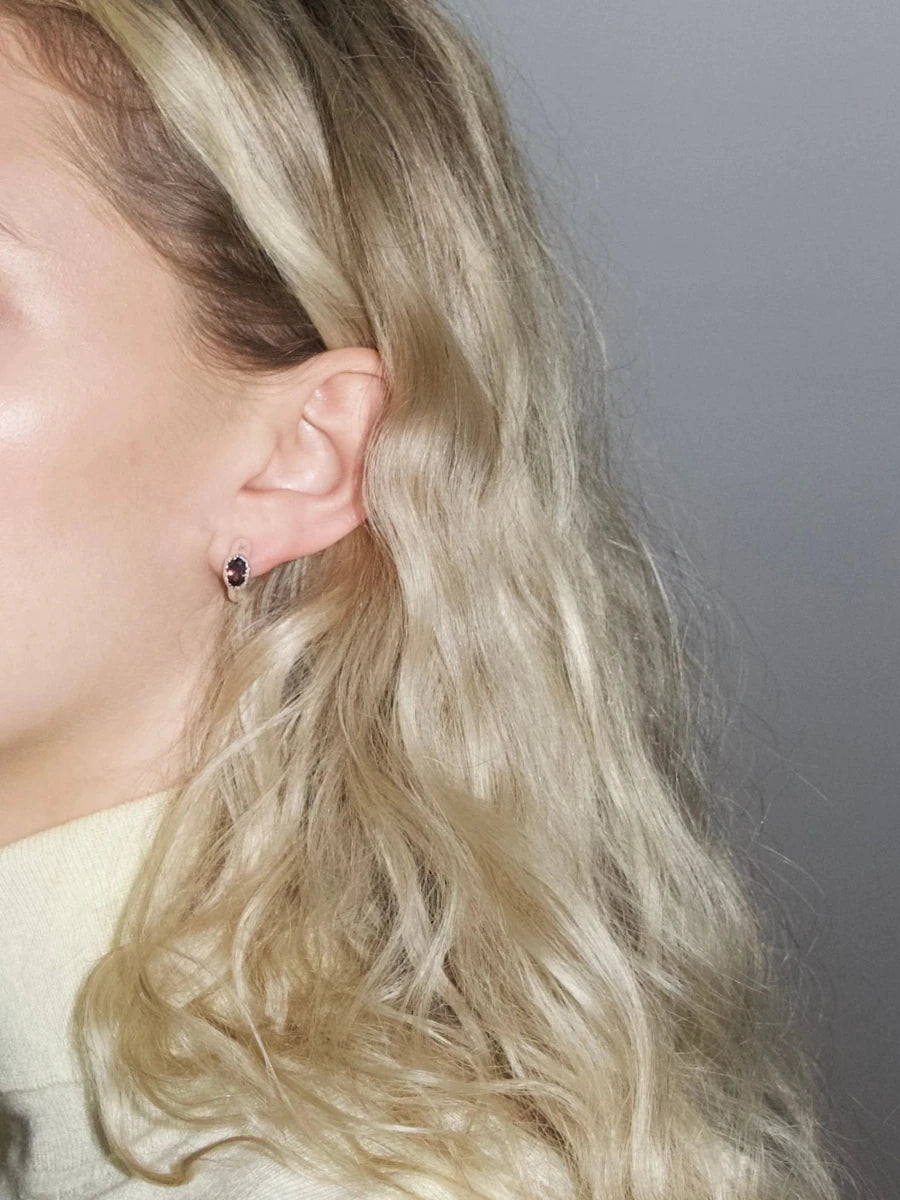 Boucles d'oreilles Halo Argent Tabac Adda Studio - Ex-voto