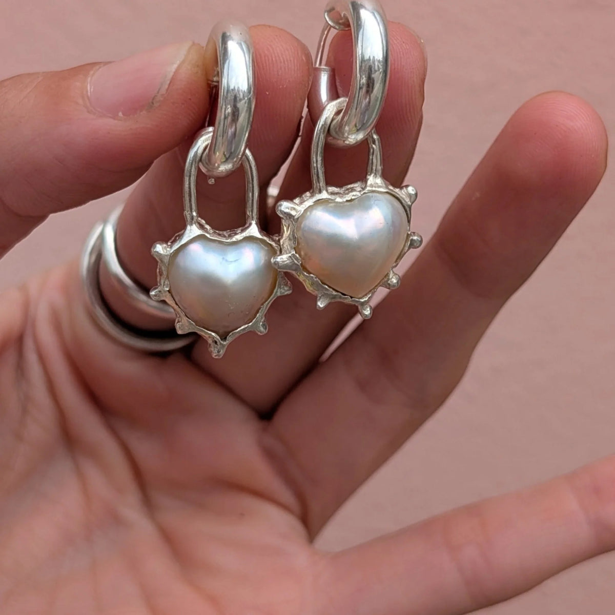 Boucles d'Oreilles Heart Drops Melrai - Ex - voto