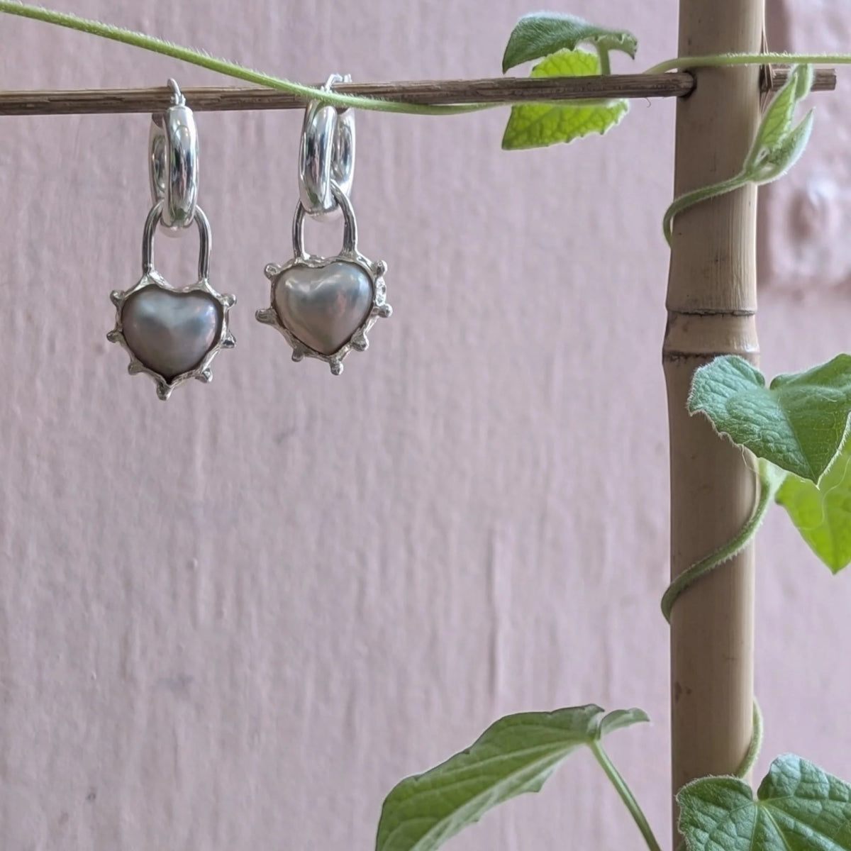 Boucles d'Oreilles Heart Drops Melrai - Ex - voto