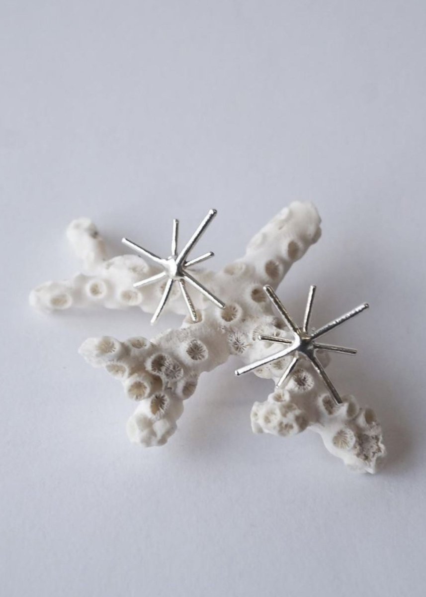 Boucles d'oreilles Mini Stars Argent Marmo - Ex - voto