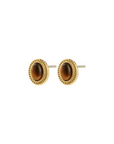 Boucles d'oreilles Oeil de Tigre Between Pilgrim - Ex - voto