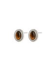 Boucles d'oreilles Oeil de Tigre Between Pilgrim - Ex - voto