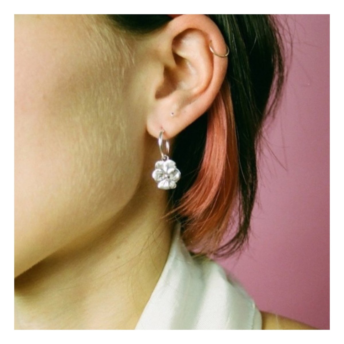 Boucles d&#39;Oreilles Pansy Bilak - Ex - voto