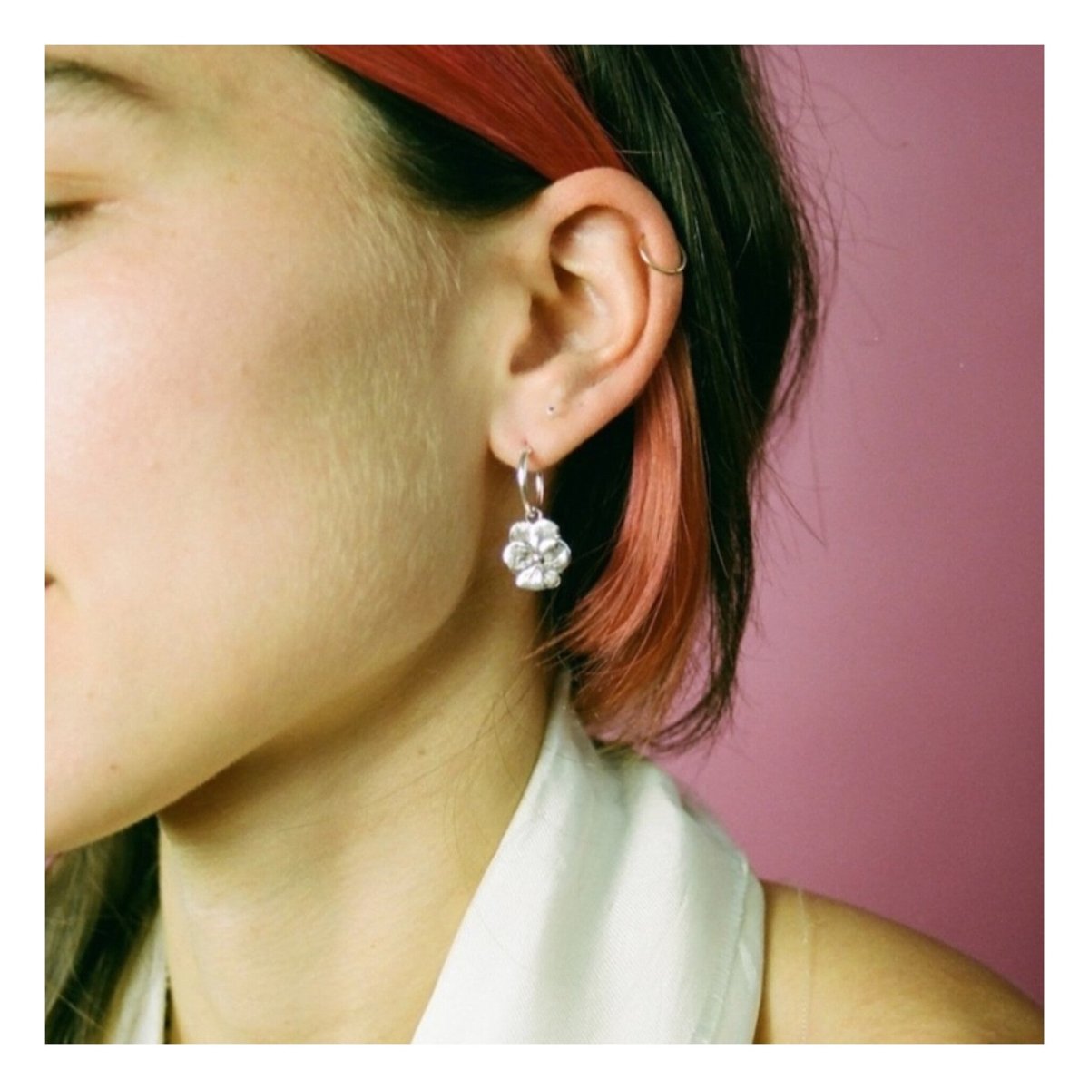 Boucles d&#39;Oreilles Pansy Bilak - Ex - voto