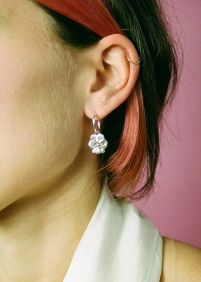 Boucles d'Oreilles Pansy Bilak - Ex - voto