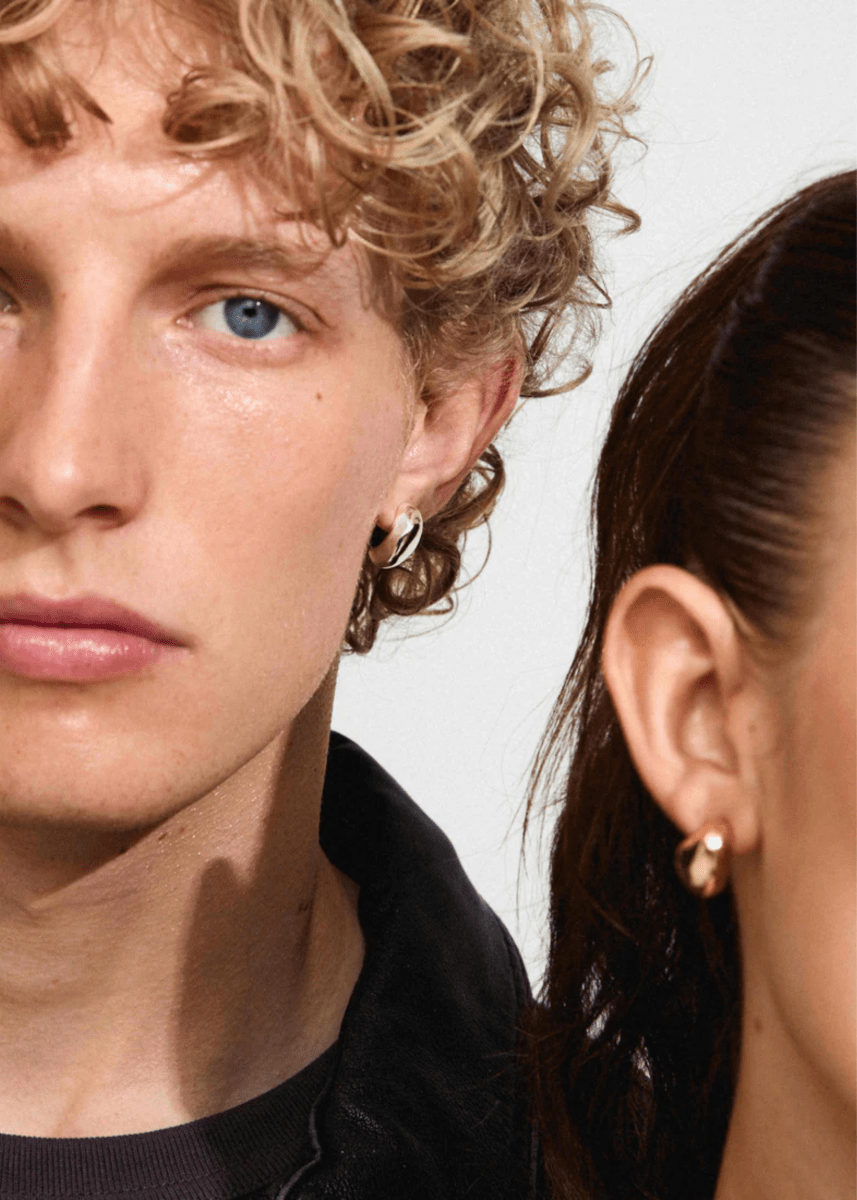 Boucles d&#39;Oreilles Petites Dune Pilgrim (Or ou Argent) - Ex - voto