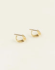 Boucles d'Oreilles Petits Hoops Filé Or Vermeille Sarah Bijoux - Ex-voto