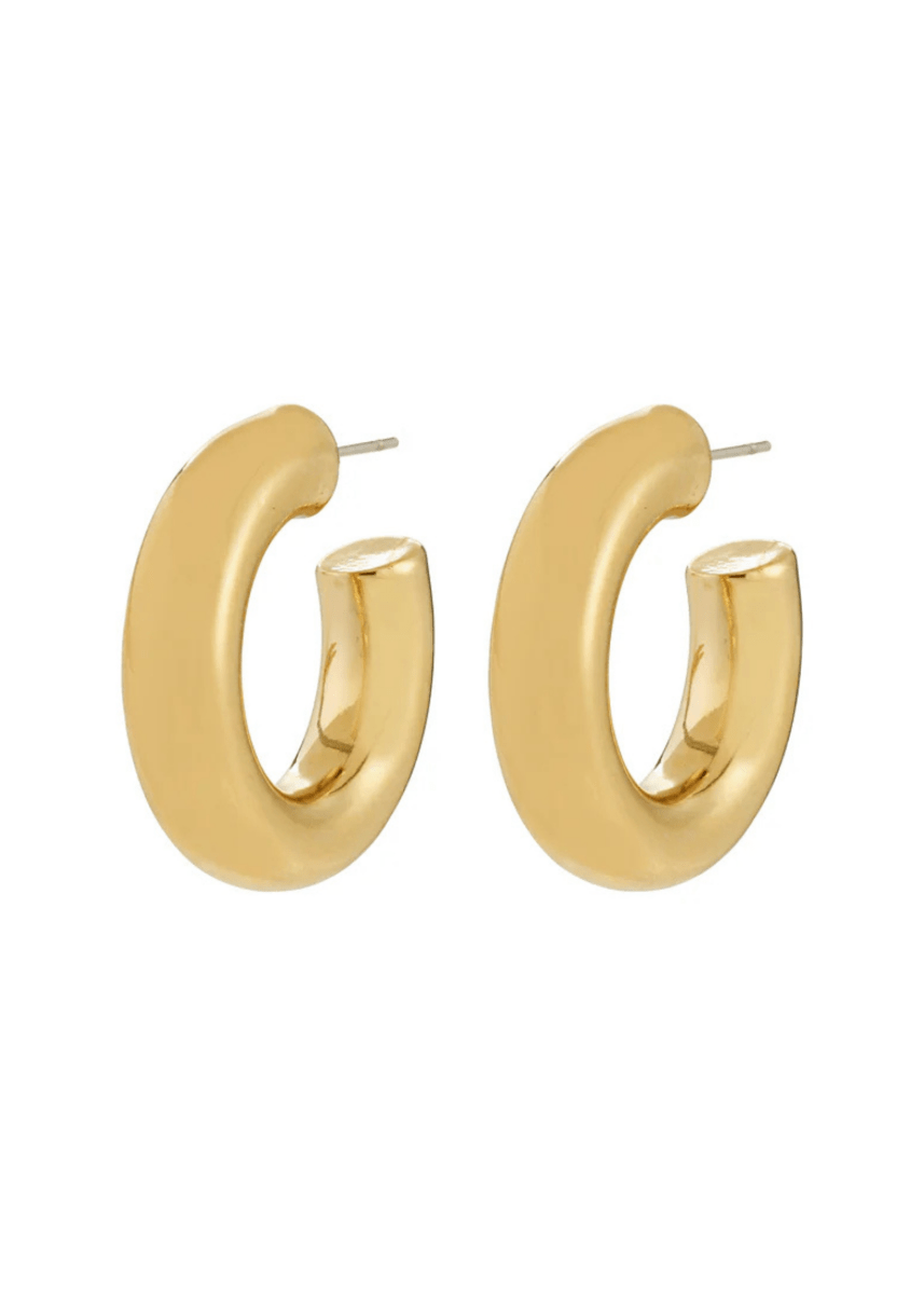 Boucles d'oreilles Phase Larges Anneaux Pilgrim (Or ou Argent) - Ex - voto