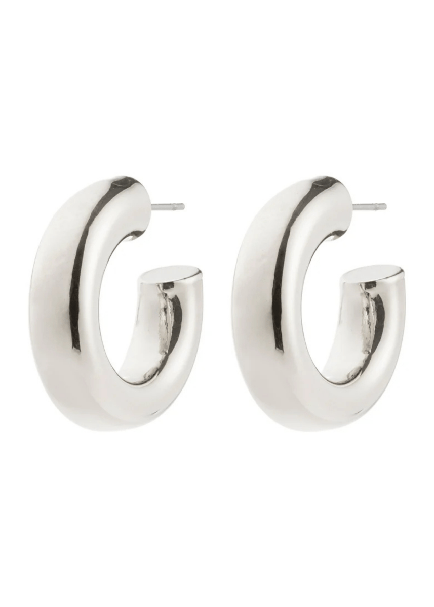 Boucles d'oreilles Phase Moyens Anneaux Pilgrim (Or ou Argent) - Ex - voto