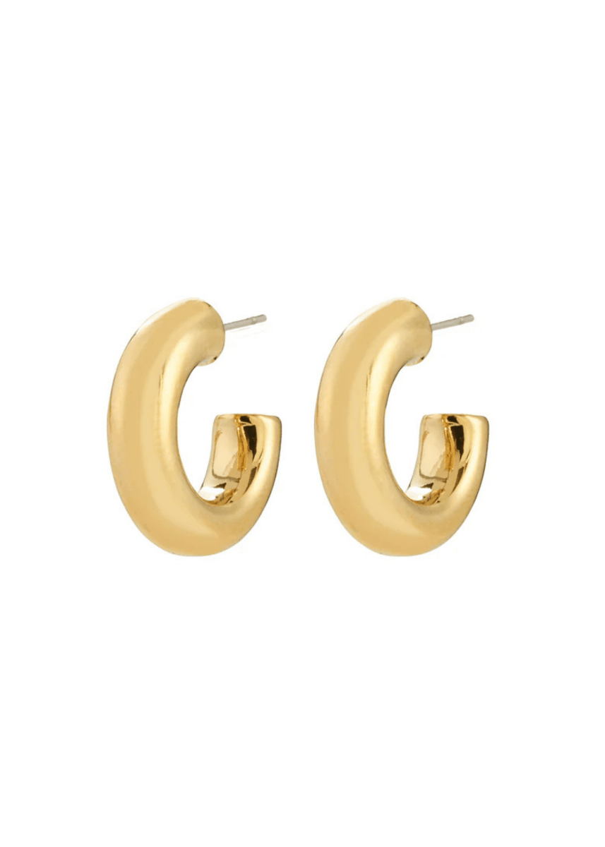 Boucles d'Oreilles Phase Petits Anneaux Pilgrim (Or ou Argent) - Ex - voto