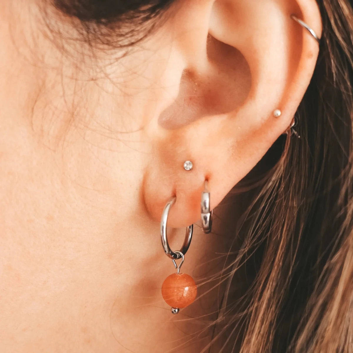 Boucles d'oreilles Roca Rouge Horace - Ex - voto