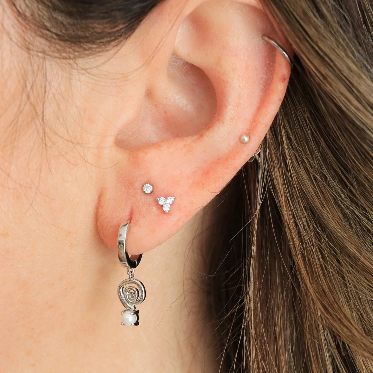 Boucles d'oreilles Spira Horace - Ex - voto