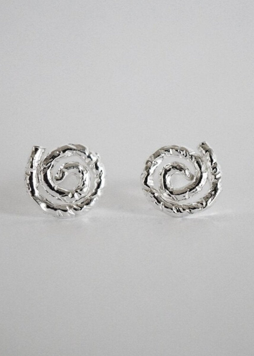 Boucles d'oreilles Spirales Marmo x Dranem.Bag - Ex - voto