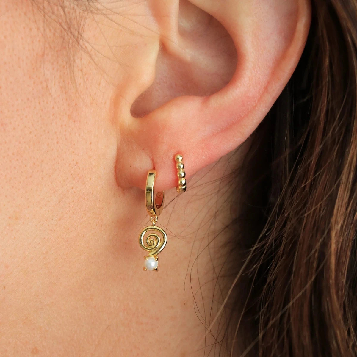 Boucles d'oreilles Spiro Horace - Ex - voto