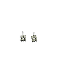 Boucles d'Oreilles Studs Floral Marmo x Zephyr (Paire) - Ex - voto