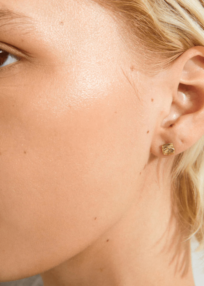 Boucles d&#39;Oreilles Studs Sense Pilgrim (Or ou Argent) - Ex - voto
