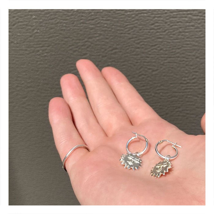 Boucles d&#39;oreilles Sun Hoops Bilak - Ex - voto