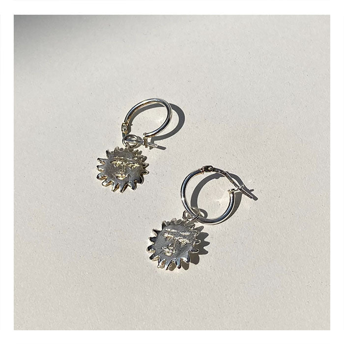 Boucles d&#39;oreilles Sun Hoops Bilak - Ex - voto
