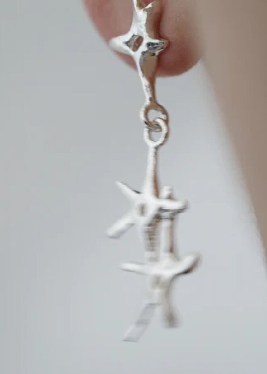 Boucles d'Oreilles Trouple Marmo - Ex - voto