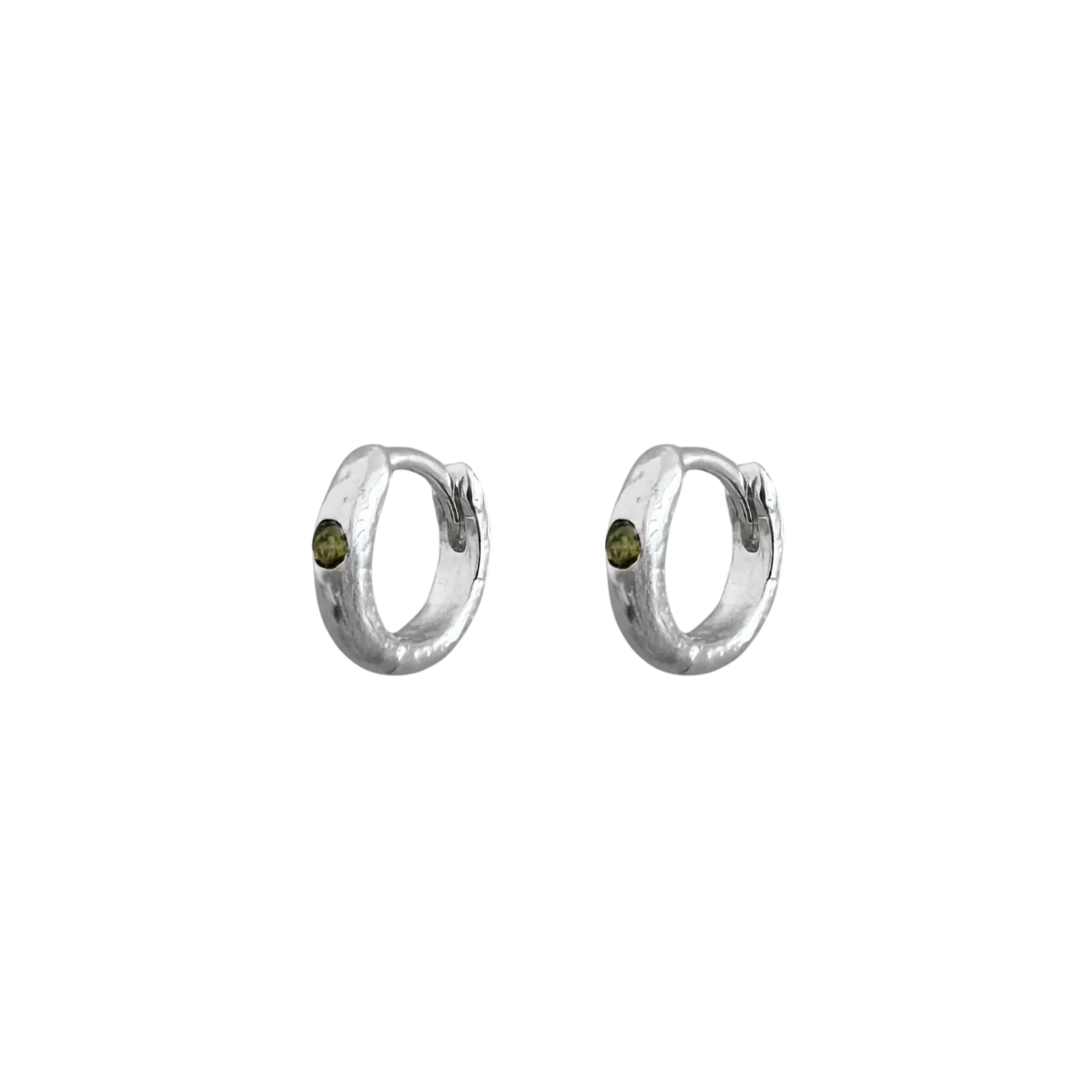 Boucles d'oreilles Uva Argent Peridot Adda Studio - Ex-voto