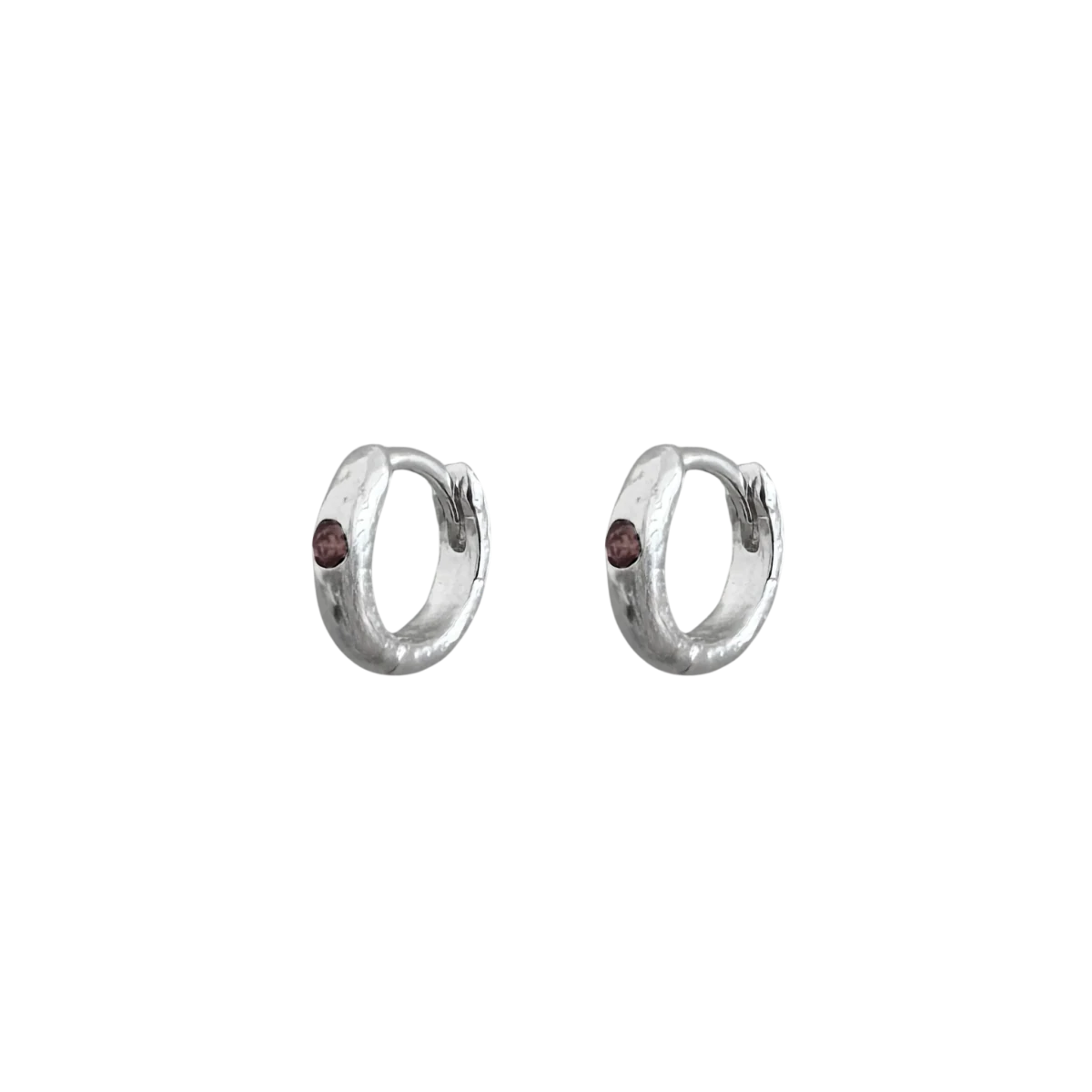 Boucles d'oreilles Uva Argent Tabac Adda Studio - Ex-voto