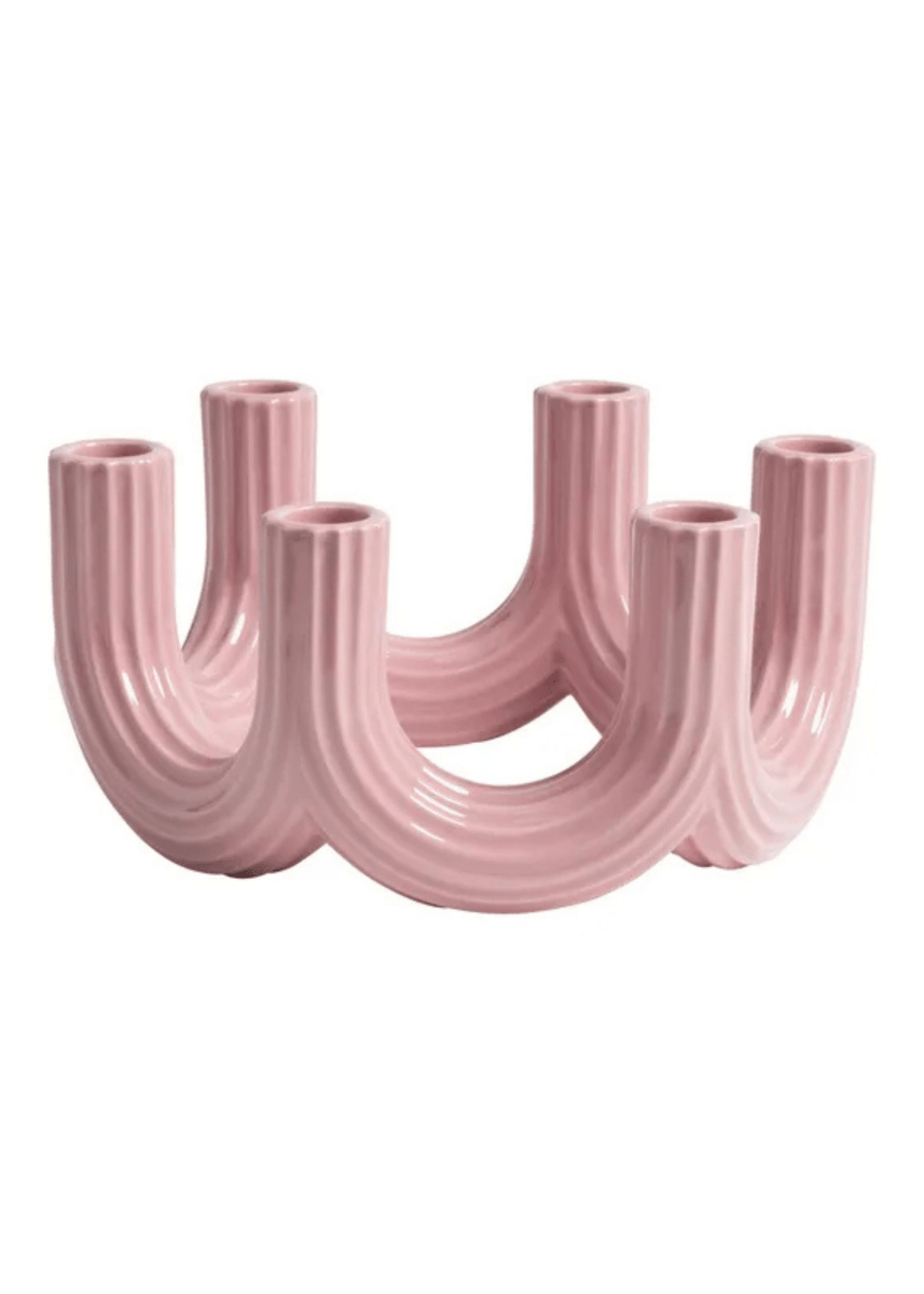 Bougeoir Churros &k Rose - Ex - voto