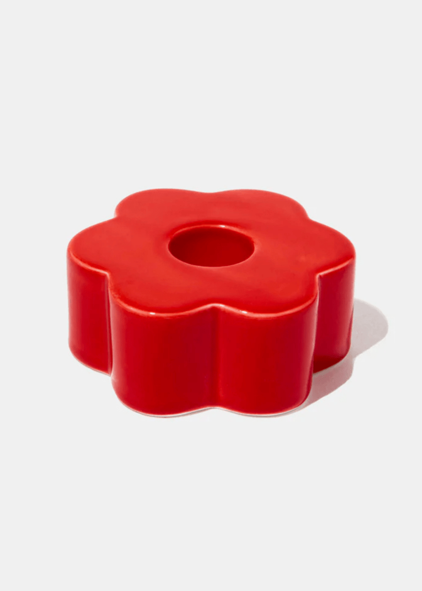 Bougeoir Daisy Rouge DOIY - Ex - voto