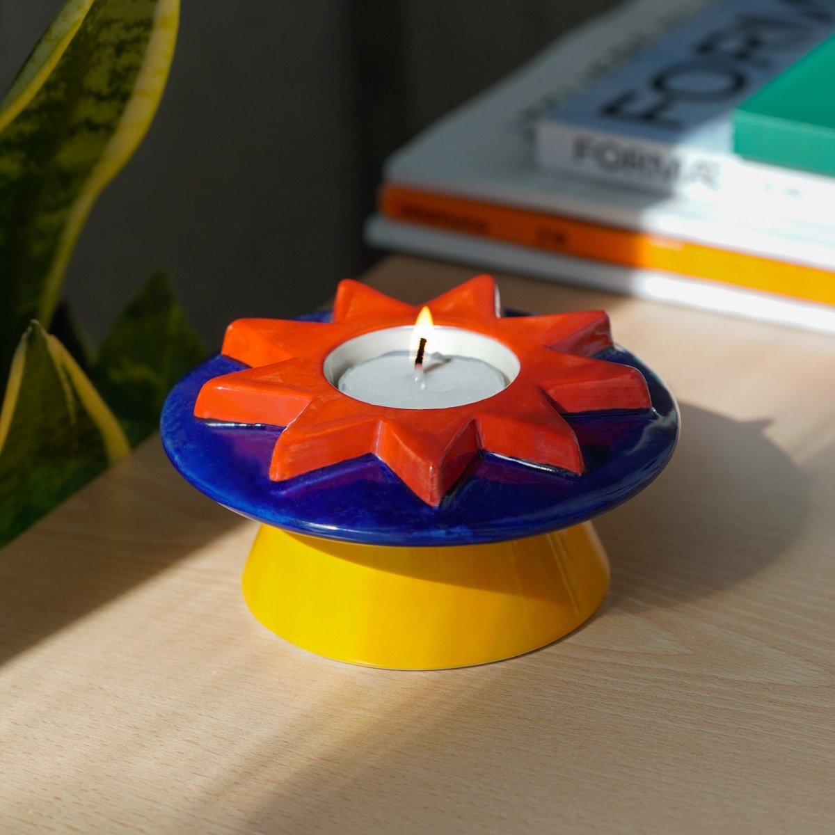 Bougeoir Étoile Rouge Helio Ferretti - Ex - voto