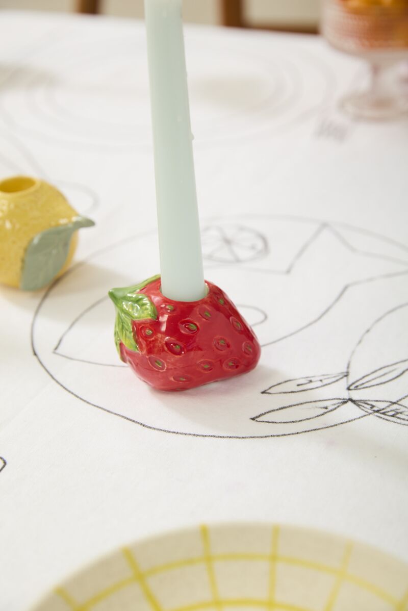 Bougeoir Fraise AD - Ex - voto