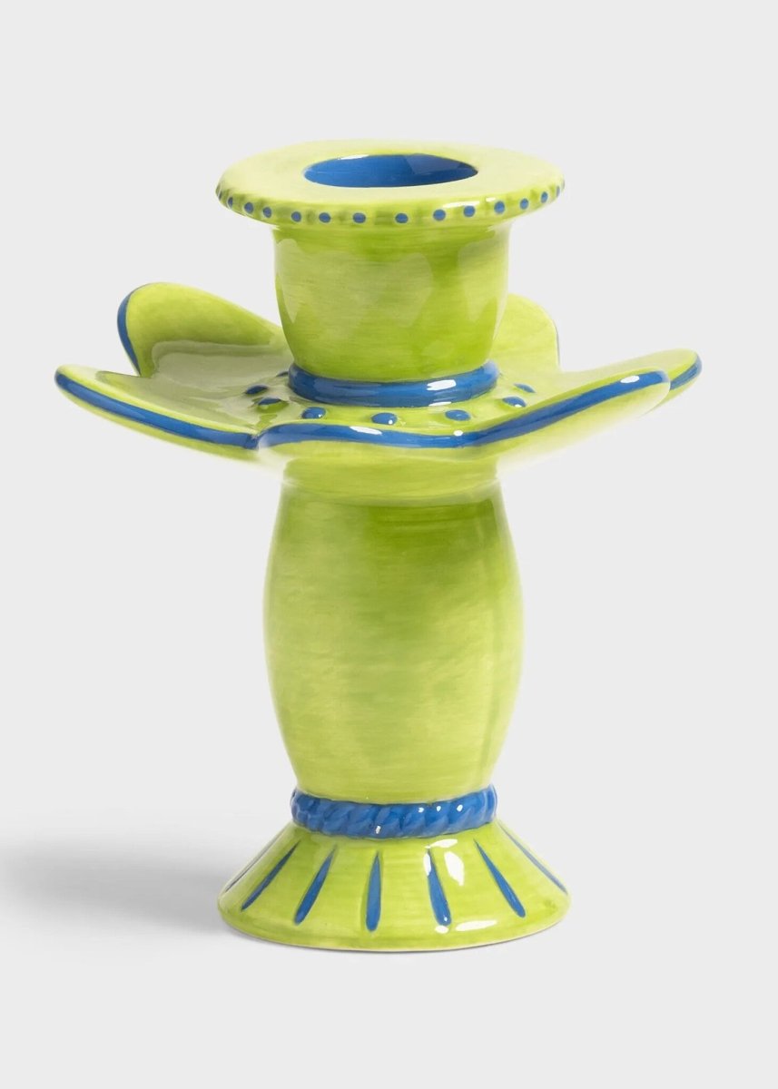 Bougeoir Posy Vert &k - Ex - voto