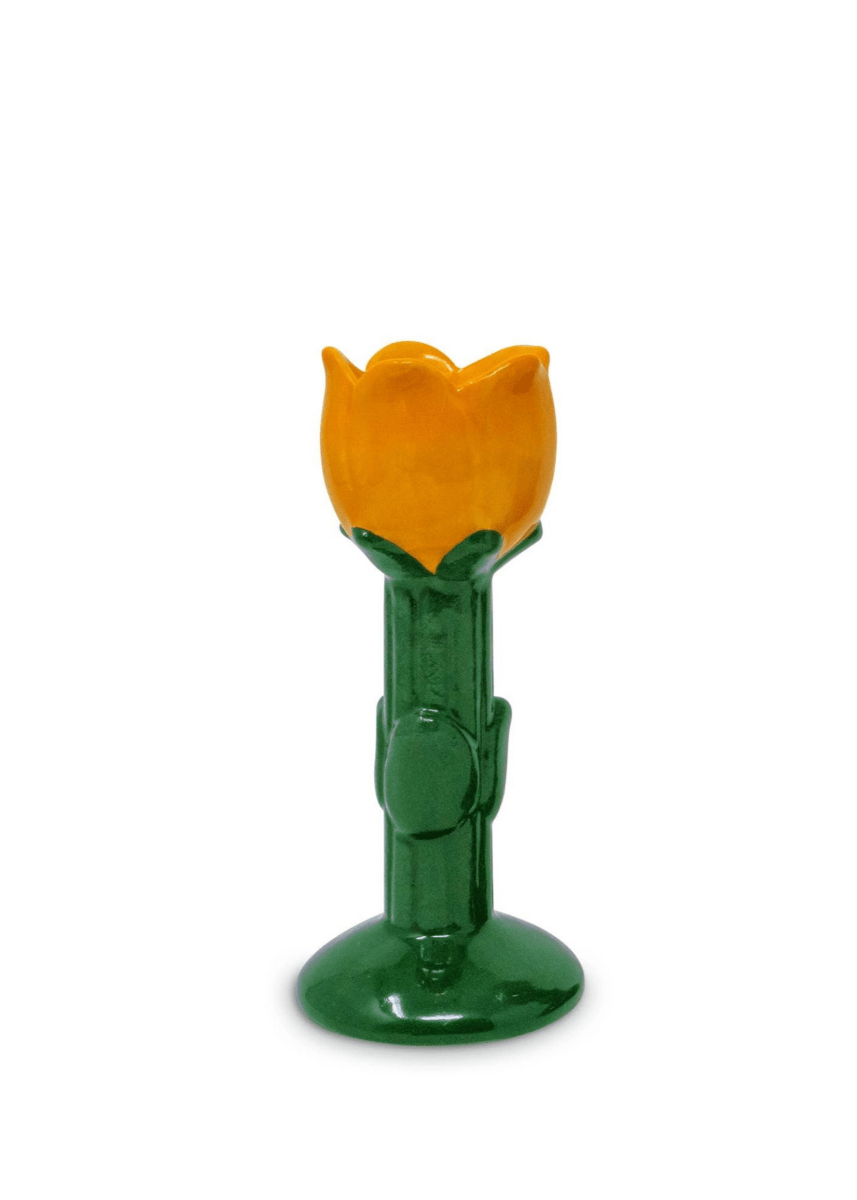 Bougeoir Tulipe Orange Ban.do - Ex - voto