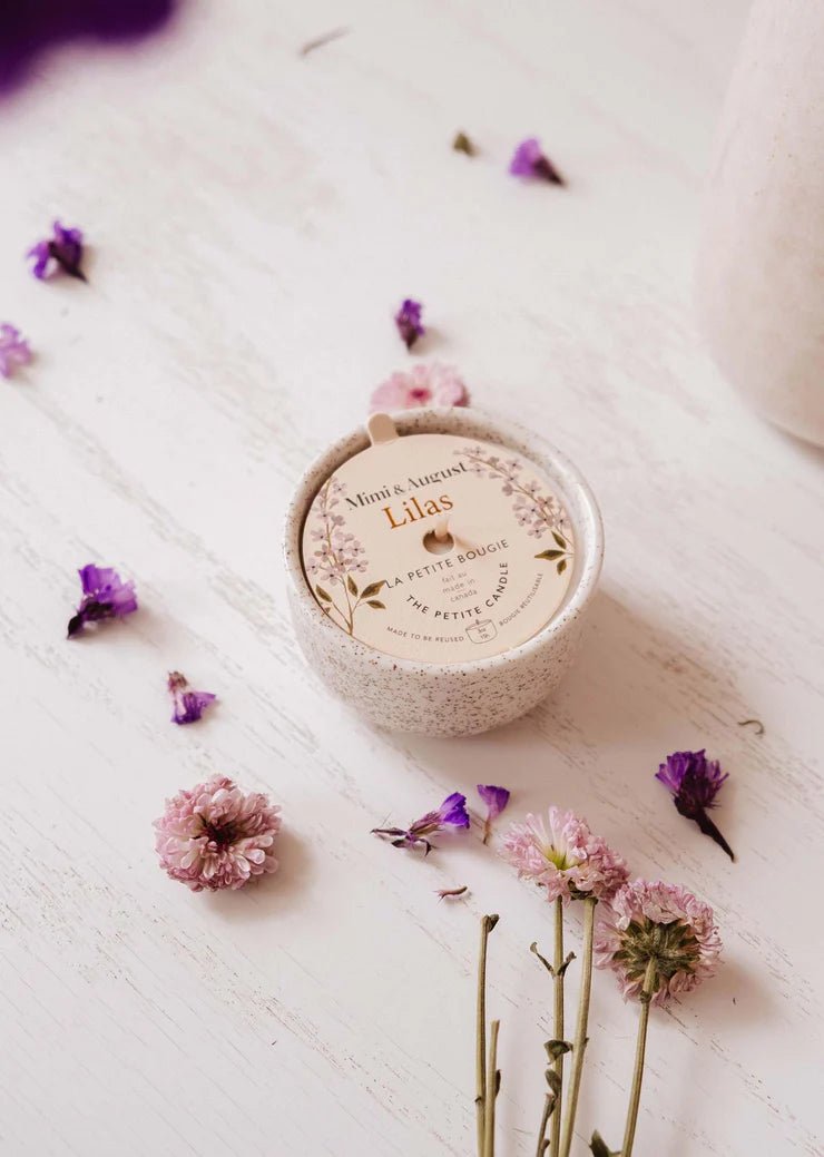 Bougie 3oz Lilas Mimi & August - Ex - voto