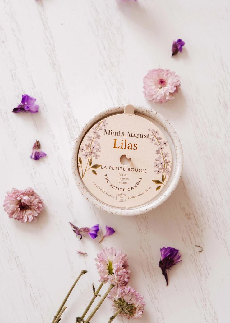 Bougie 3oz Lilas Mimi & August - Ex - voto