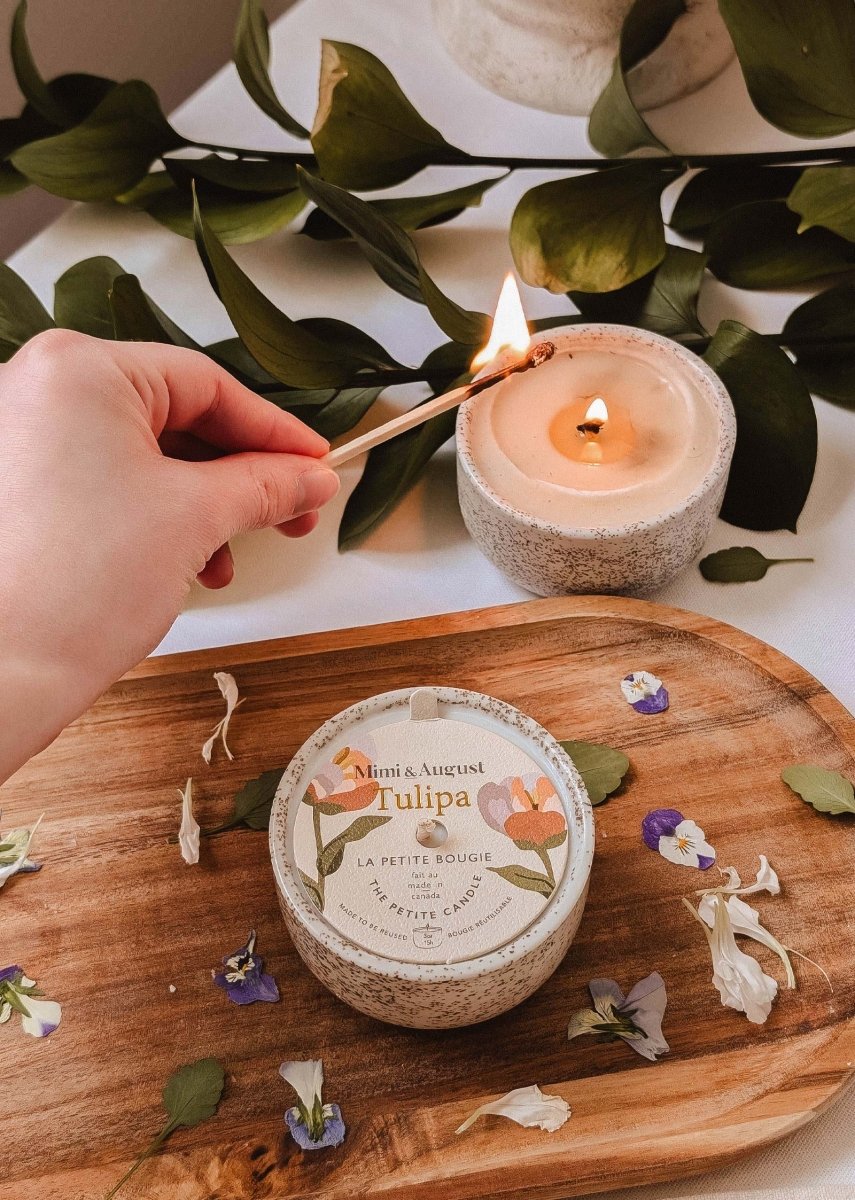 Bougie 3oz Tulipa Mimi & August - Ex - voto