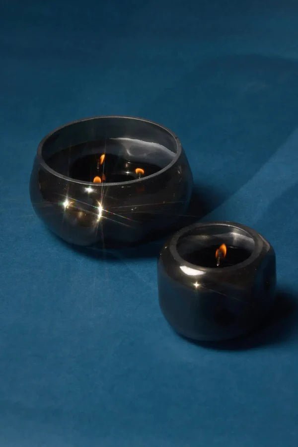 Bougie Basalt Paddywax Noir: Palo Santo - Ex - voto