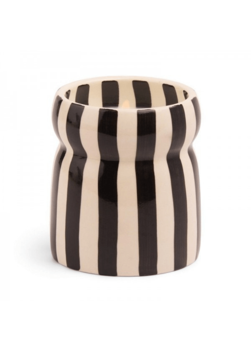 Bougie Cabana Paddywax Noir Lava Stone - Ex - voto