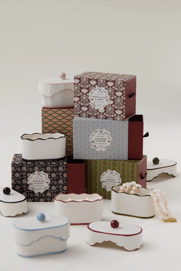 Bougie Chérie Paddywax – Bleue : Lavande & Thym - Ex - voto