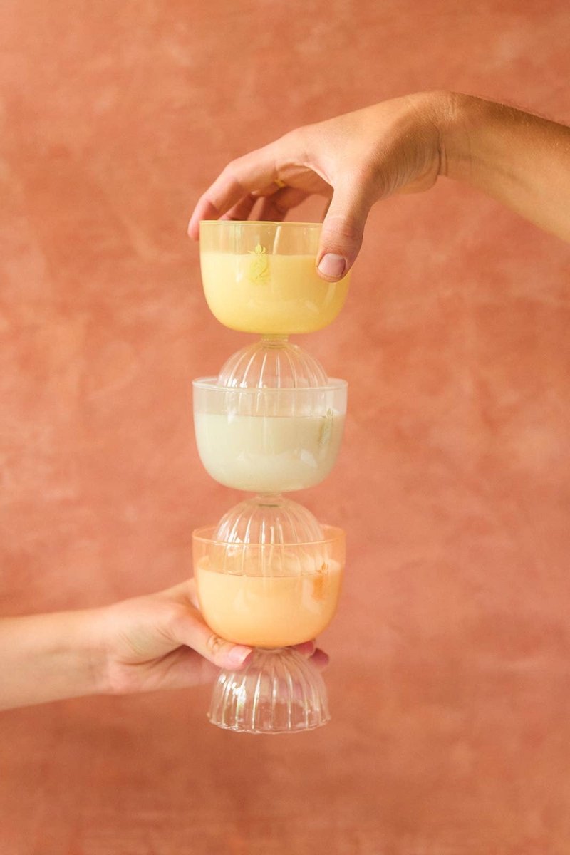Bougie Coupe Mimosa 7 oz Rewined SOLDE - Vente finale - Ex - voto