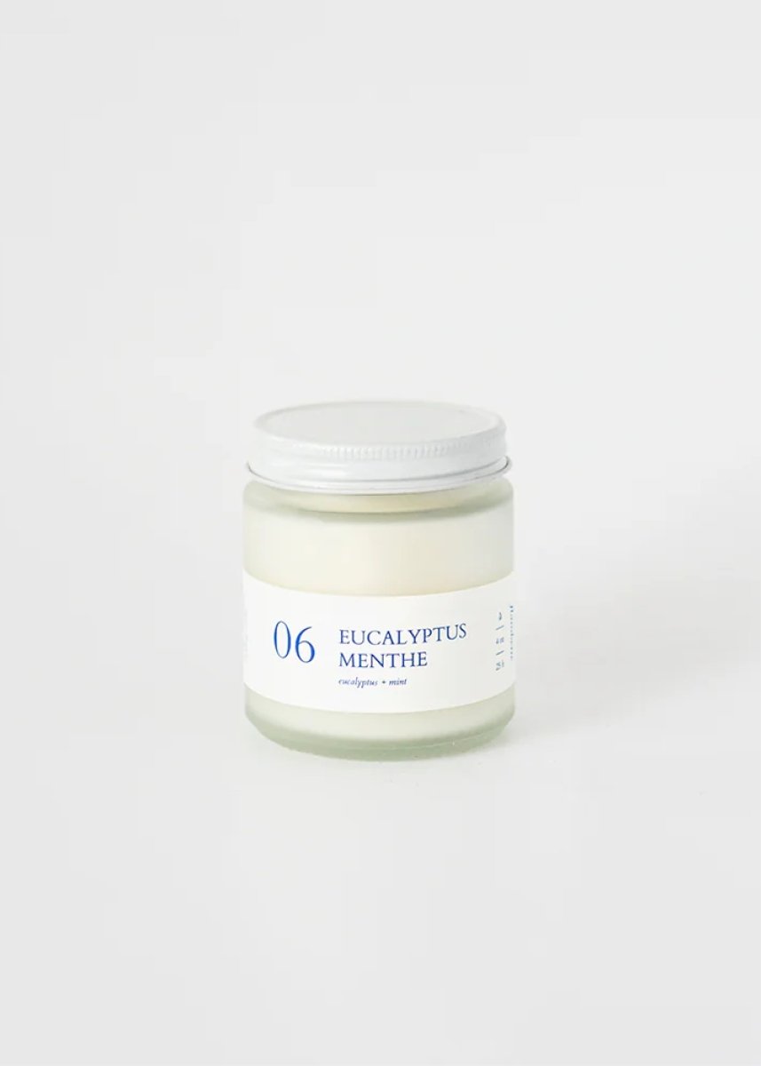 Bougie crépitante Flambette 06 - Eucalyptus + Menthe 4oz - Ex - voto